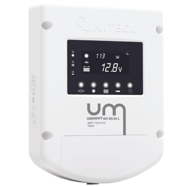 UNIMPPT 60/20.24L - Régulateur MPPT - 20A/12-24V avec écran - UNITECK
