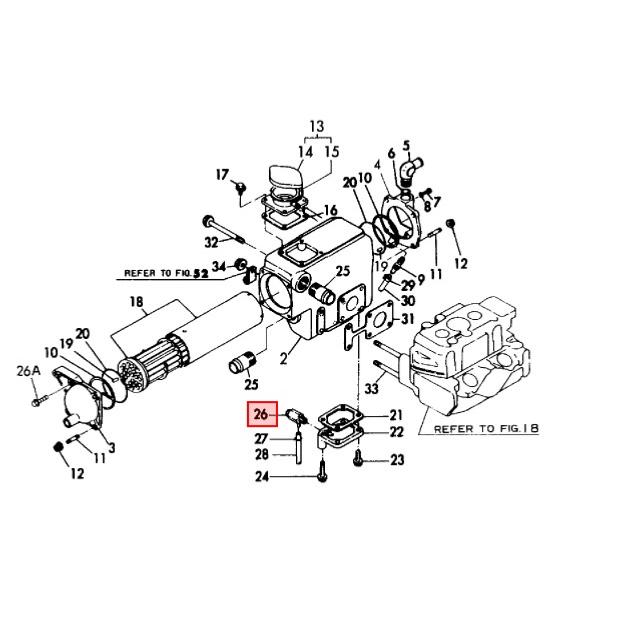 Robinet de vidange 1/4 - YANMAR MARINE