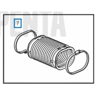 Soufflet d\'échappement Embase - VOLVO PENTA