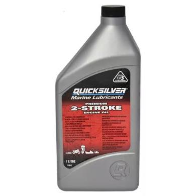 Huile moteur 2 temps premium TC-W3 - 1L - QUICKSILVER