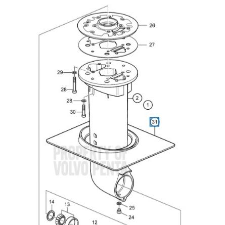 Joint d\'embase - VOLVO PENTA