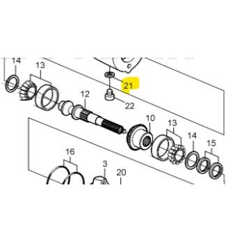 Joint de bouchon de vidange - VOLVO PENTA