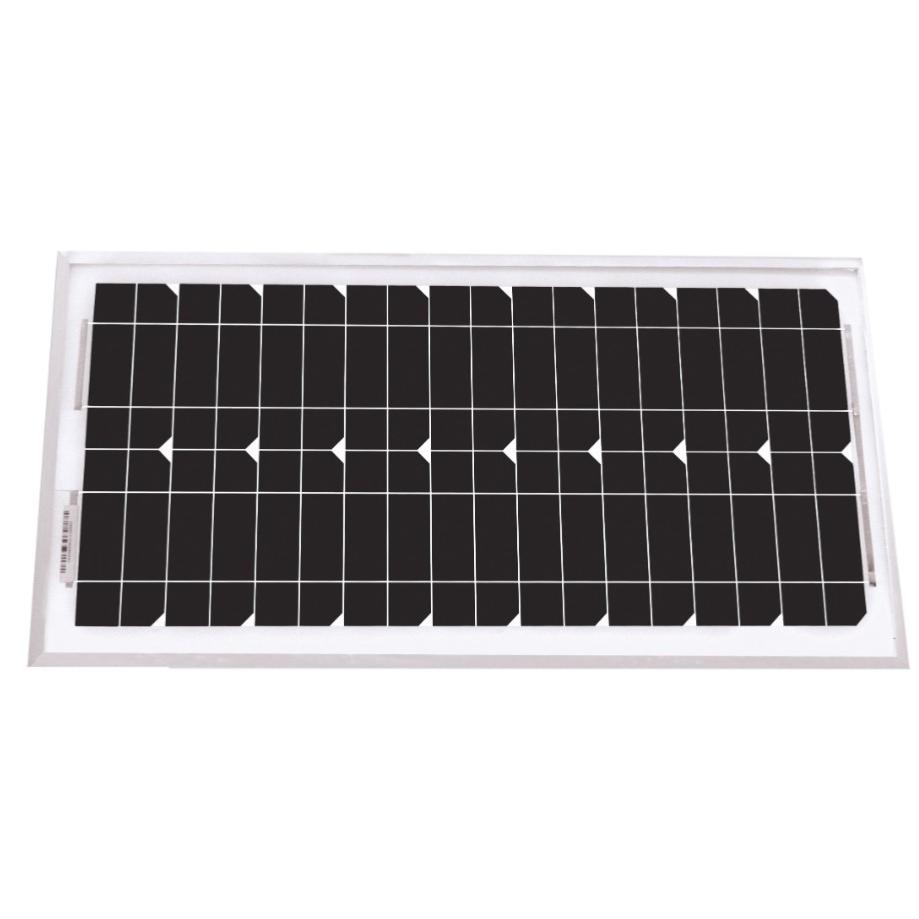 Panneau solaire monocristallin 20W -12V - UNISUN 20.12M - UNITECK