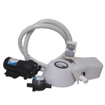 Kit de conversion électrique pour WC Quiet Flush 12V / Eau de mer - JABSCO