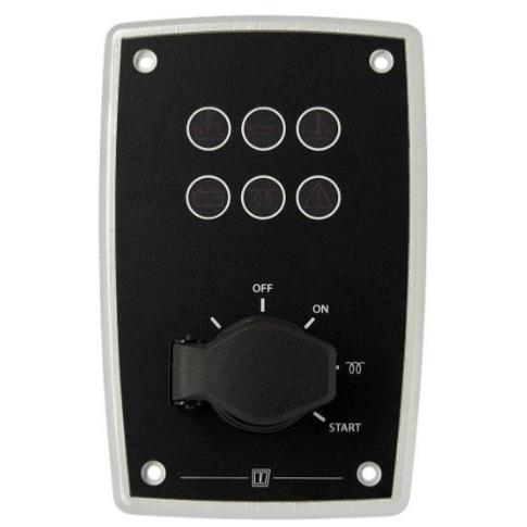 Tableau de Bord - Aluminium / Noir / 12V - VETUS