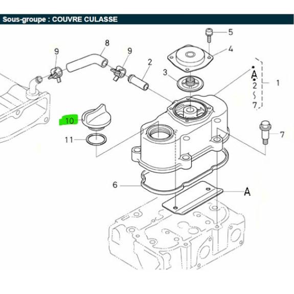 Bouchon de remplissage - NANNI DIESEL