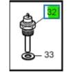 Sonde de température d'eau pour Volvo Penta AQ115-225 / MB20 seulement Sonde de température d'eau pour Volvo Penta AQ115-225 / MB20 seulement