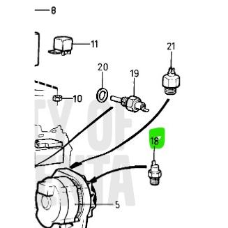 Manocontact Huile - VOLVO PENTA