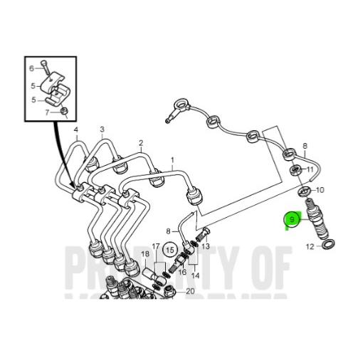 Injecteur - VOLVO PENTA