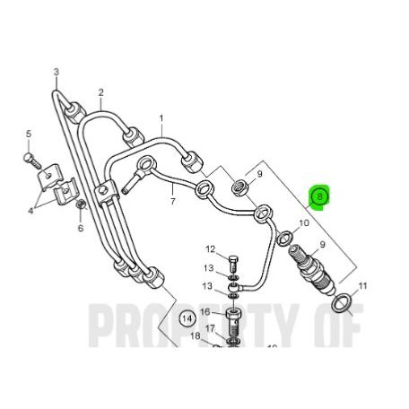Injecteur - VOLVO PENTA