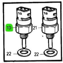 Sonde de température / Eau de refroidissement - VOLVO PENTA