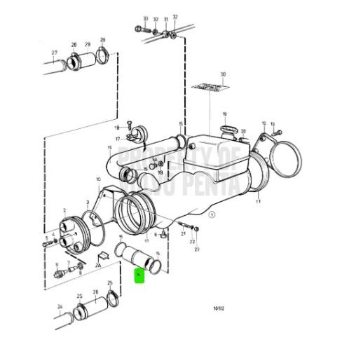 Durite eau de mer - VOLVO PENTA