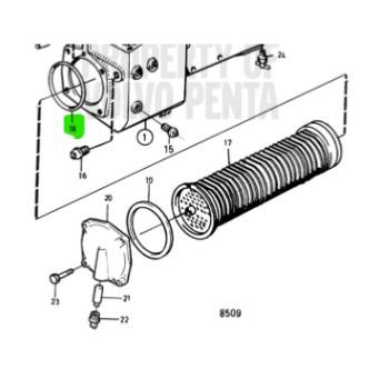 Joint échangeur - VOLVO PENTA