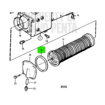 Joint échangeur - VOLVO PENTA