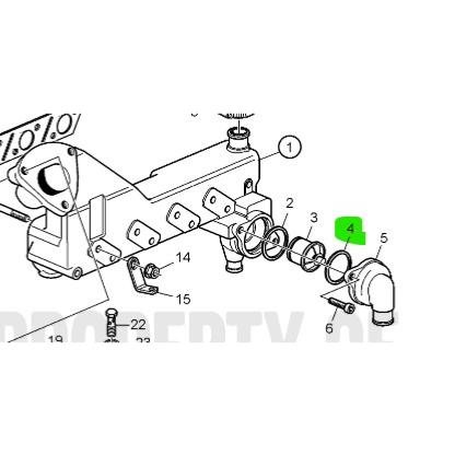 Joint de thermostat - VOLVO PENTA