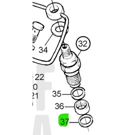 Joint d\'injecteur - VOLVO PENTA