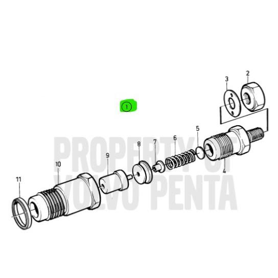 Injecteur - VOLVO PENTA