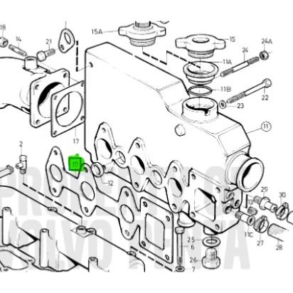 Joint échangeur - VOLVO PENTA