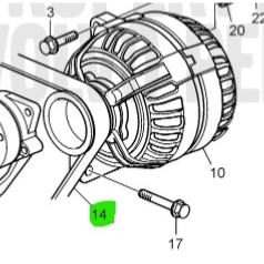 Courroie Alternateur Pour Volvo Penta D3 – Repower Marine, Ref 30731809