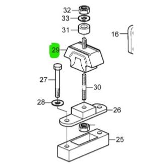Silent bloc - VOLVO PENTA