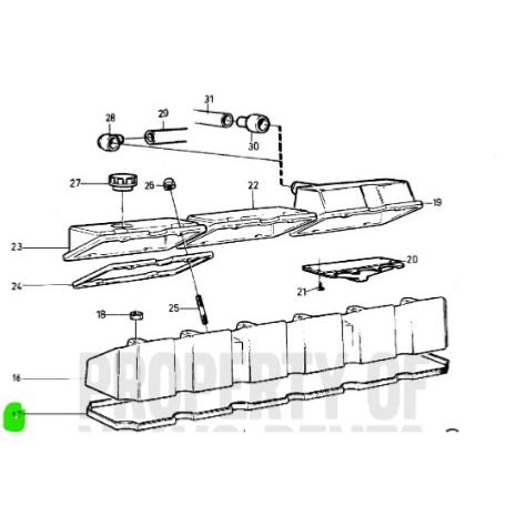 Joint de cache culbuteur - VOLVO PENTA