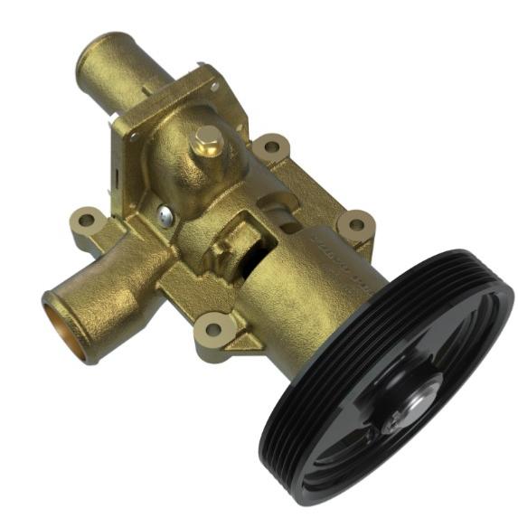 Turbine Pompe à Eau De Mer Pour Volvo Penta - Acier Inox, Remplace 875593, 877061, Adapté JMP 7400-01