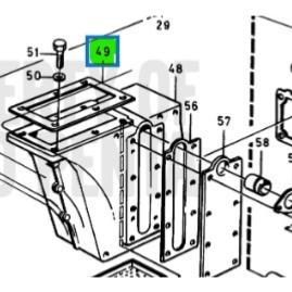 Joint d\'échangeur - VOLVO PENTA
