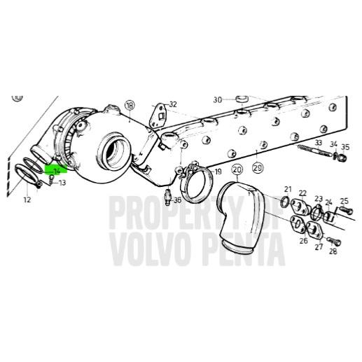 Joint torique - VOLVO PENTA
