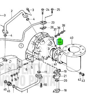 Joint de turbo - VOLVO PENTA