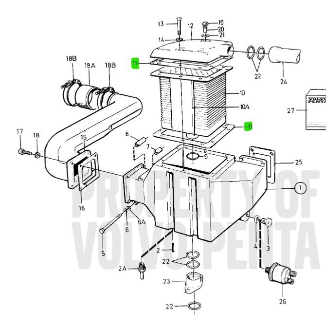 Joint d\'étanchéité - VOLVO PENTA