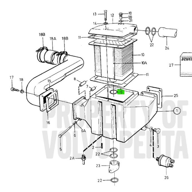 Joint torique - VOLVO PENTA