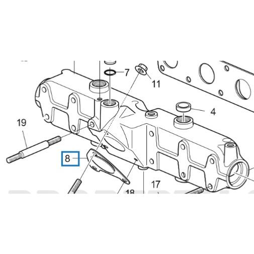 Joint de turbo - VOLVO PENTA