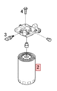 Filtre à gasoil - YANMAR MARINE
