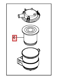 Filtre à air - YANMAR MARINE