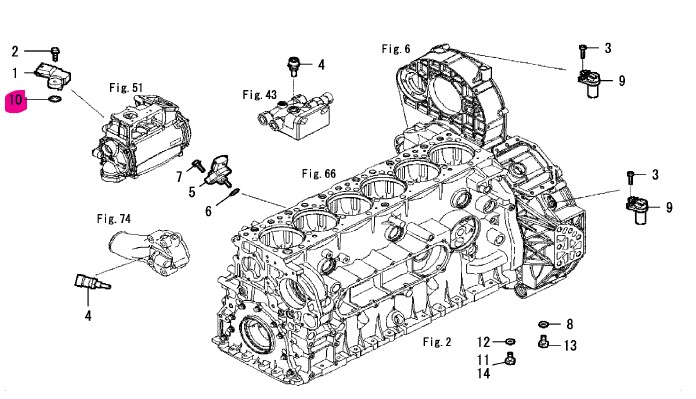Joint de capteur – YANMAR MARINE