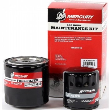 Kit entretien - 100h - 4.3L TKS carburateur Alpha/Bravo - MERCRUISER