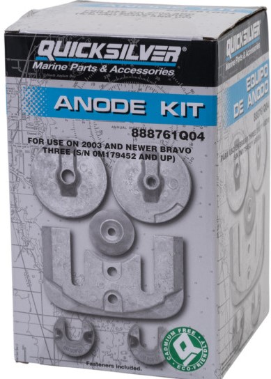 Kit anode - Bravo I/II/III - MERCRUISER