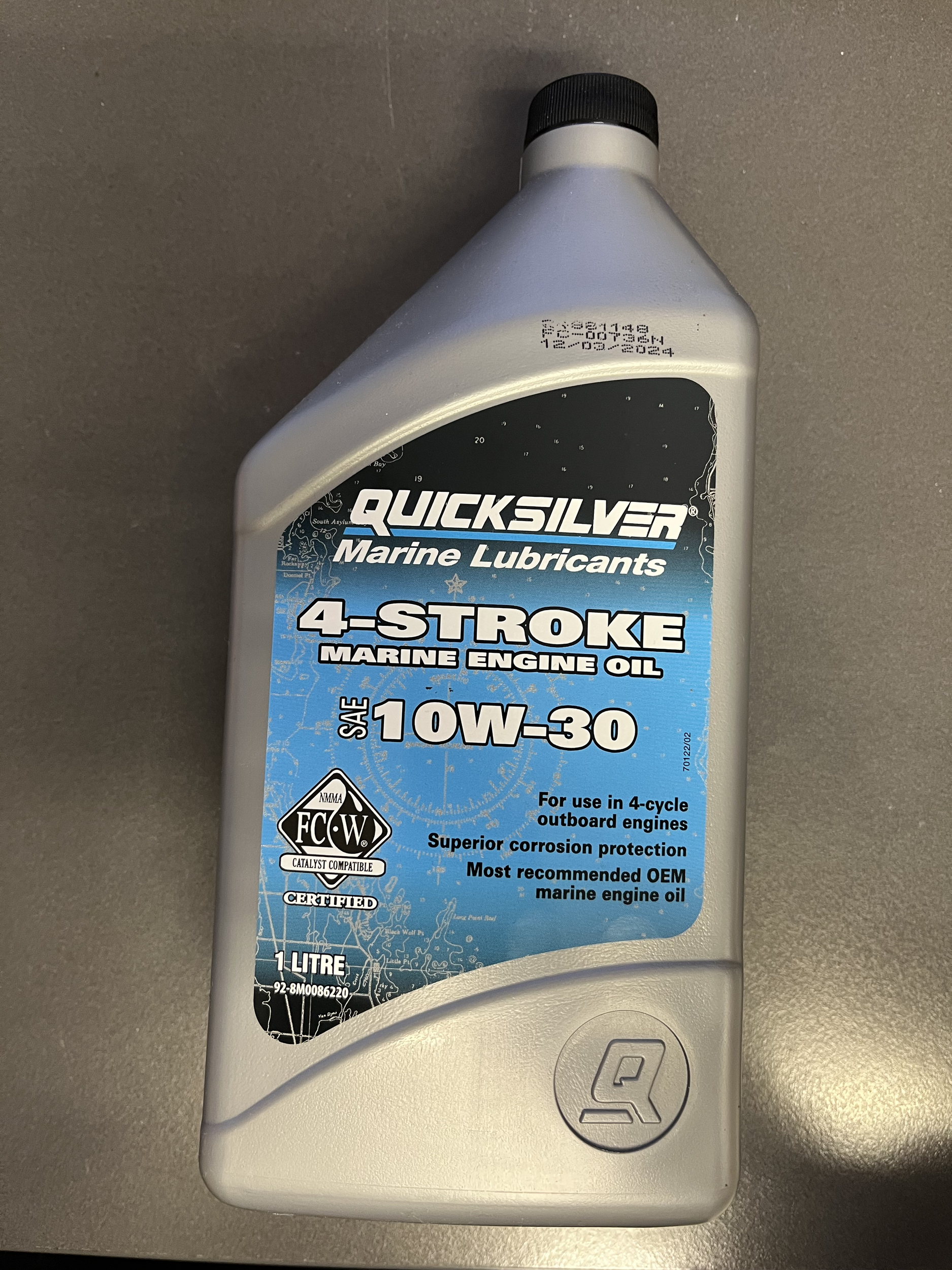 Huile moteur 4 temps 10W30 1L - QUICKSILVER