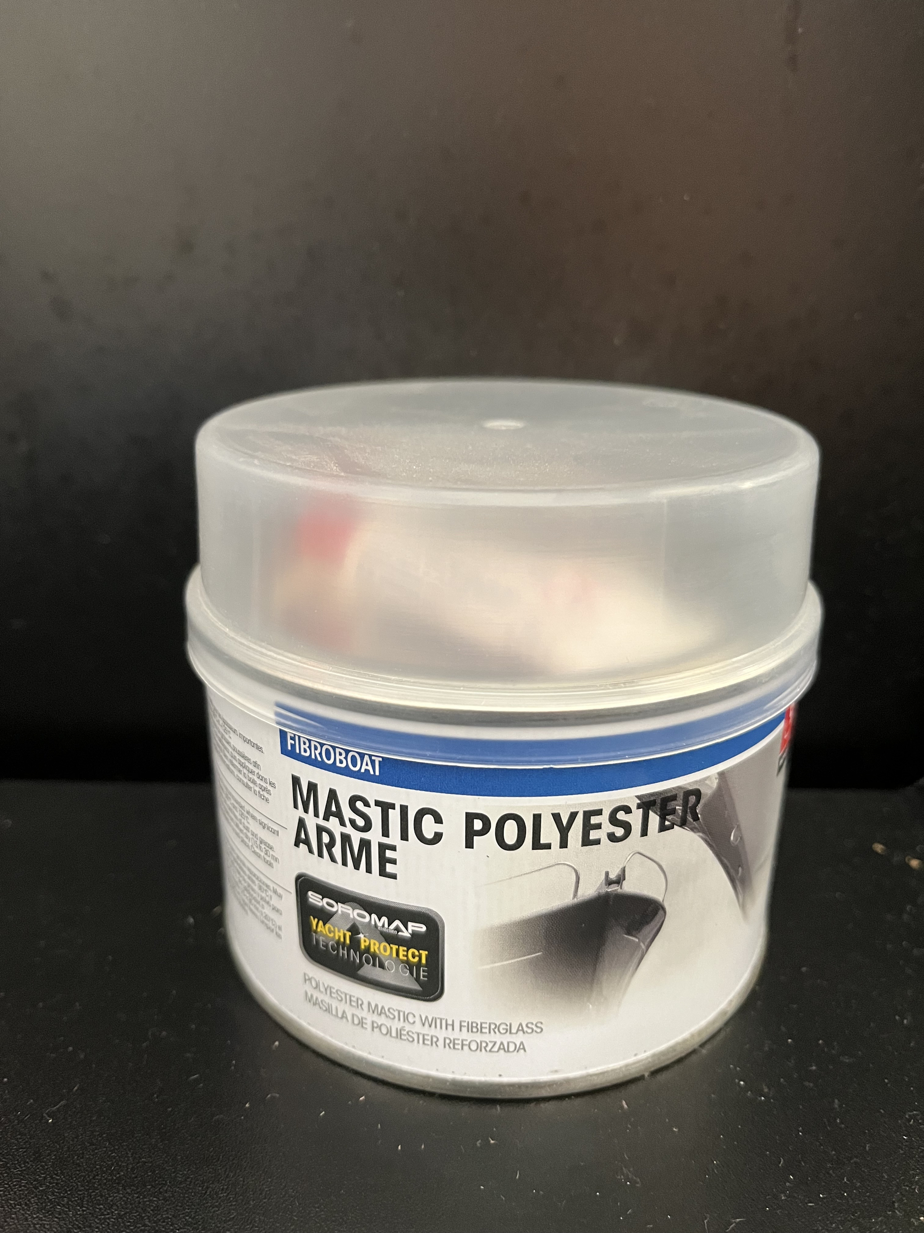 Mastic polyester armé - FIBROBOAT - SOROMAP