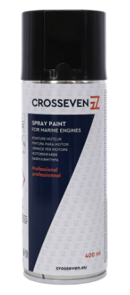 Aérosol peinture MERCURY - Noir - CROSSEVEN