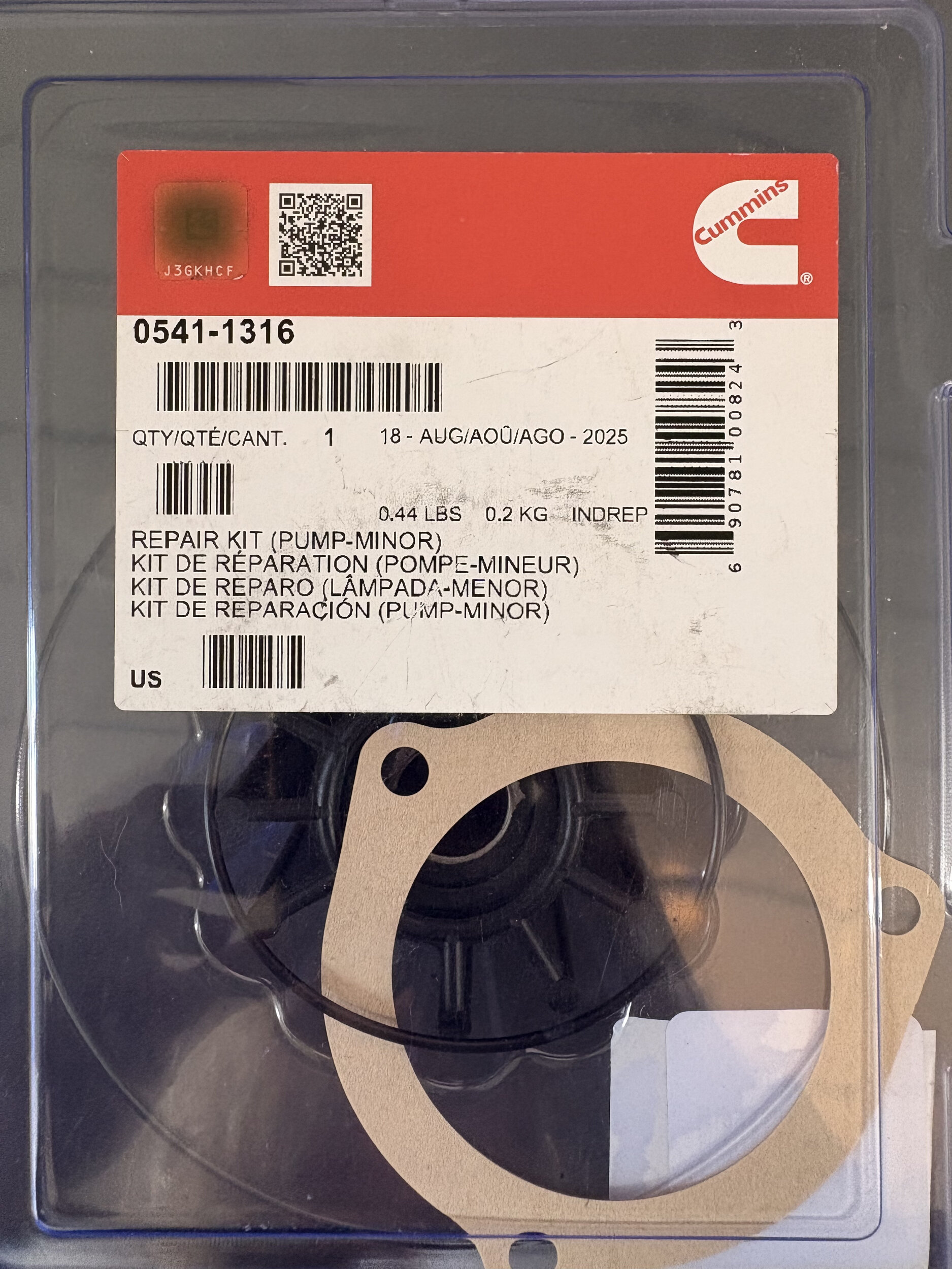 Kit impeller - ONAN
