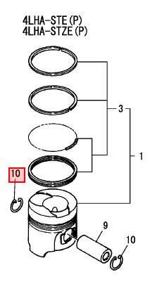 Circlip - YANMAR MARINE