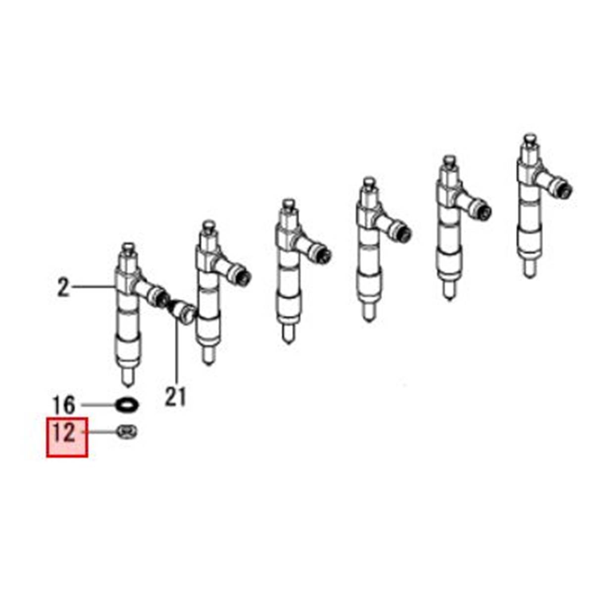 Joint injecteur - YANMAR MARINE