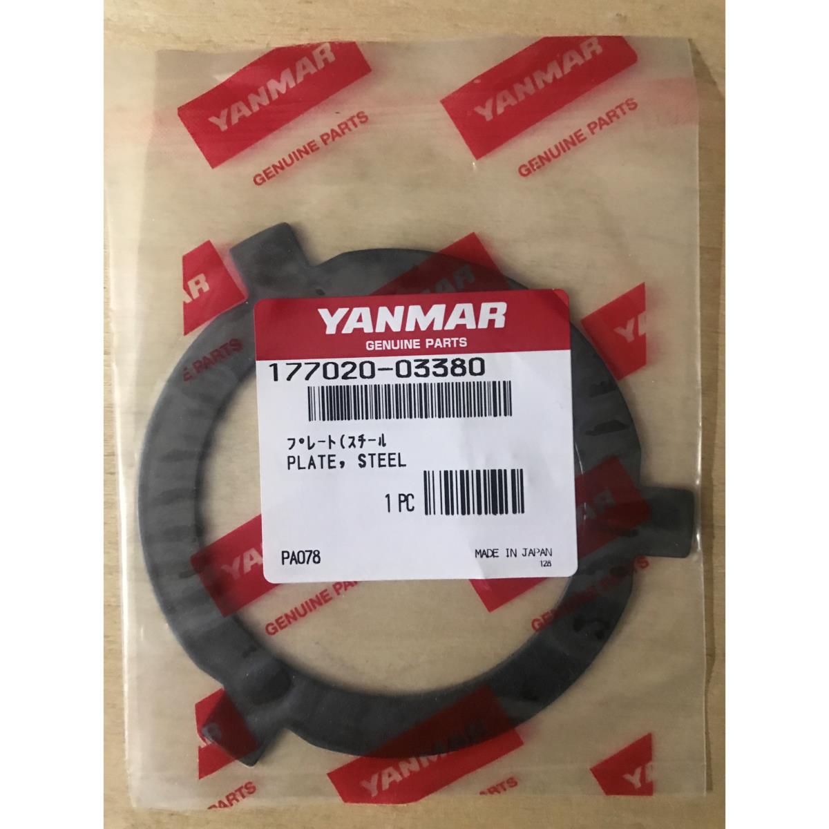PLATE, STEEL - YANMAR MARINE