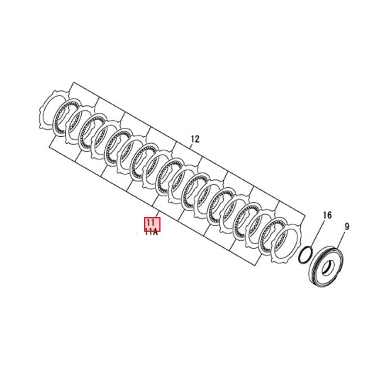 Disque de friction - YANMAR MARINE