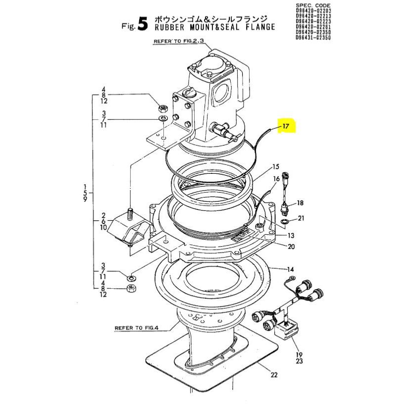 Band, one touch 236 - YANMAR MARINE