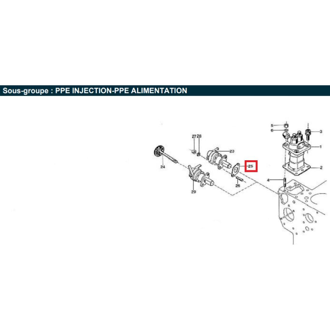 Joint pompe alimentation - NANNI DIESEL