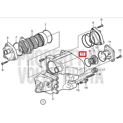 Joint de thermostat - VOLVO PENTA