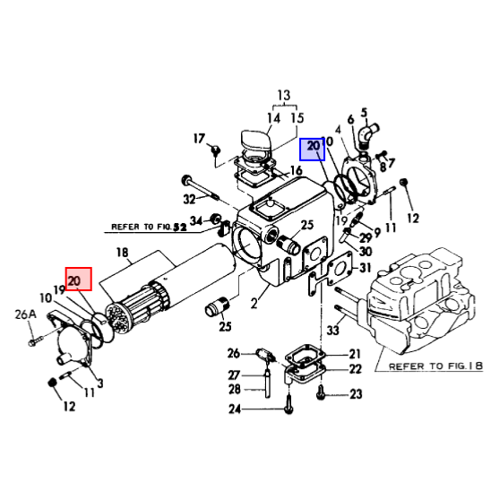 Joint torique d\'échangeur - YANMAR MARINE