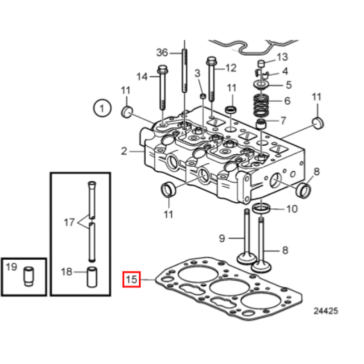 Joint de culasse - VOLVO PENTA